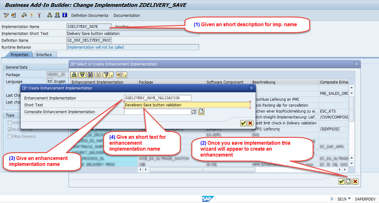 Delivery VL01N and VL02N transaction Save and Post Goods Issue (PGI