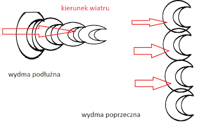 Wydma podłużna i poprzeczna