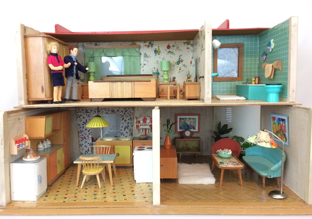mid century modern dollhouse furniture