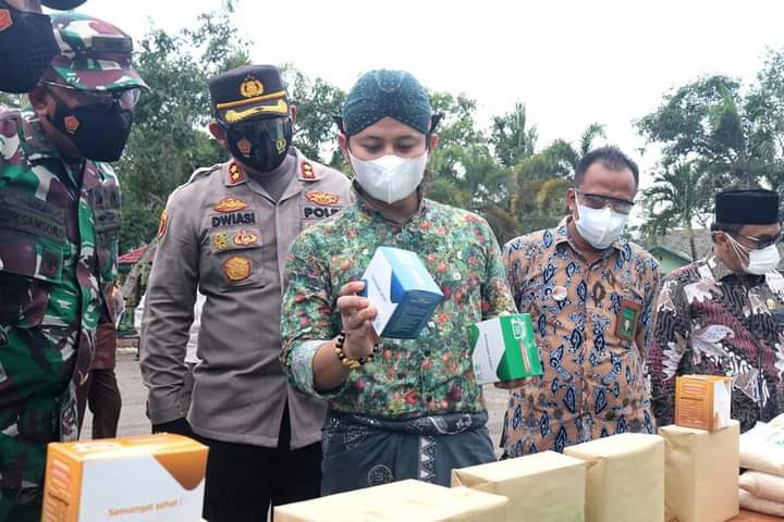 Trenggalek Mulai Distribusikan 44 Ton Sembako dan Obat-obatan Warga Terdampak PPKM Darurat