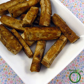 Morsels of Life - Ginger Tofu - Flavorful, gingery tofu sticks with a tender inside and a crispy exterior.