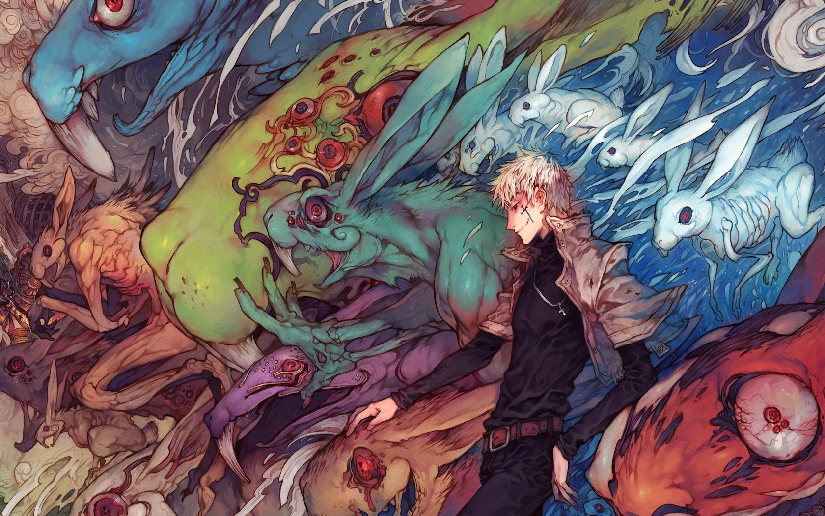 Anime, Guy, Monters, Yokai, 4K, #126 Wallpaper PC Desktop