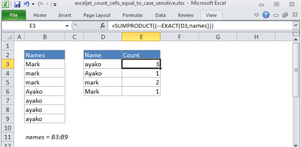 Cara Menggunakan Rumus Sumproduct Pada Excel
