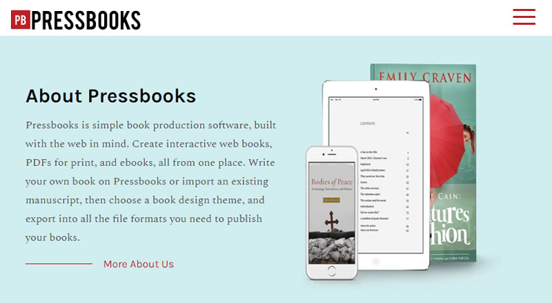 Pressbooks lets you create beautiful books Pressbooks lets you create beautiful books