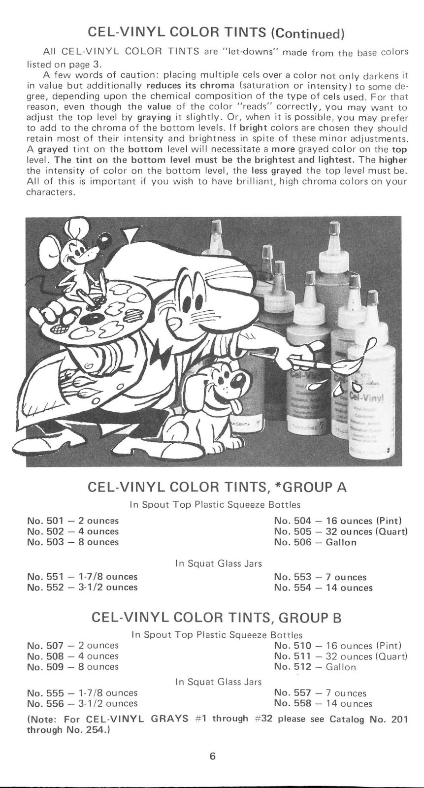 Studio Toledo: The Cartoon Colour Company Catalog (cir. mid-1990's)