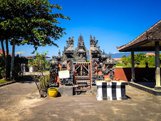 Beautiful Small Balinese Hindu Temple By The Beach In The Warm Sunny Day At The Village Seririt North Bali Indonesia