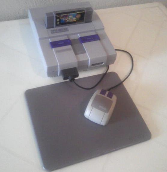 Mi Colección de Videojuegos. Mario Paint, Pad y Mouse Nintendo (Super