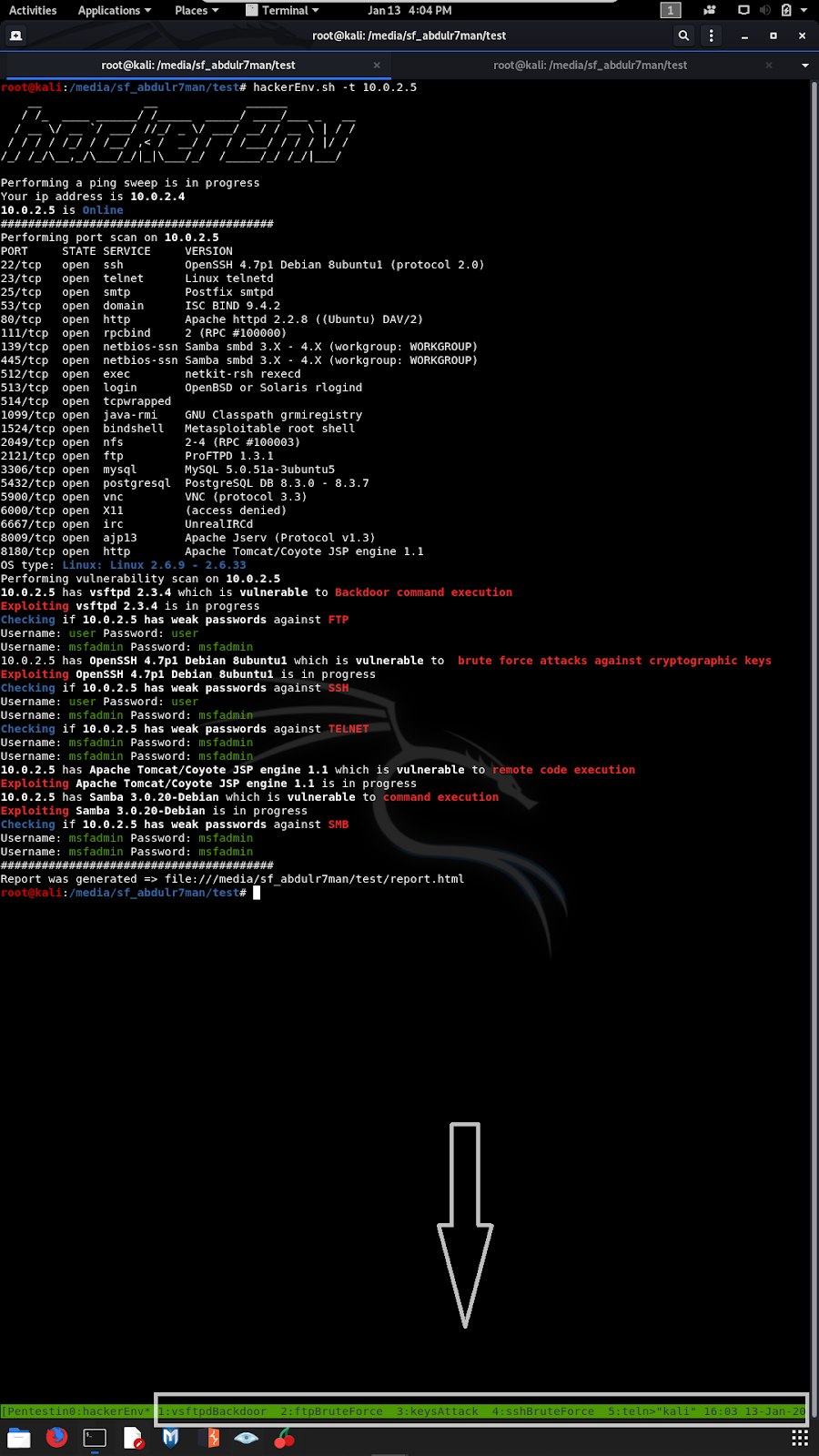 hackerEnv An Automation Tool That Quickly And Easily Sweep IPs And