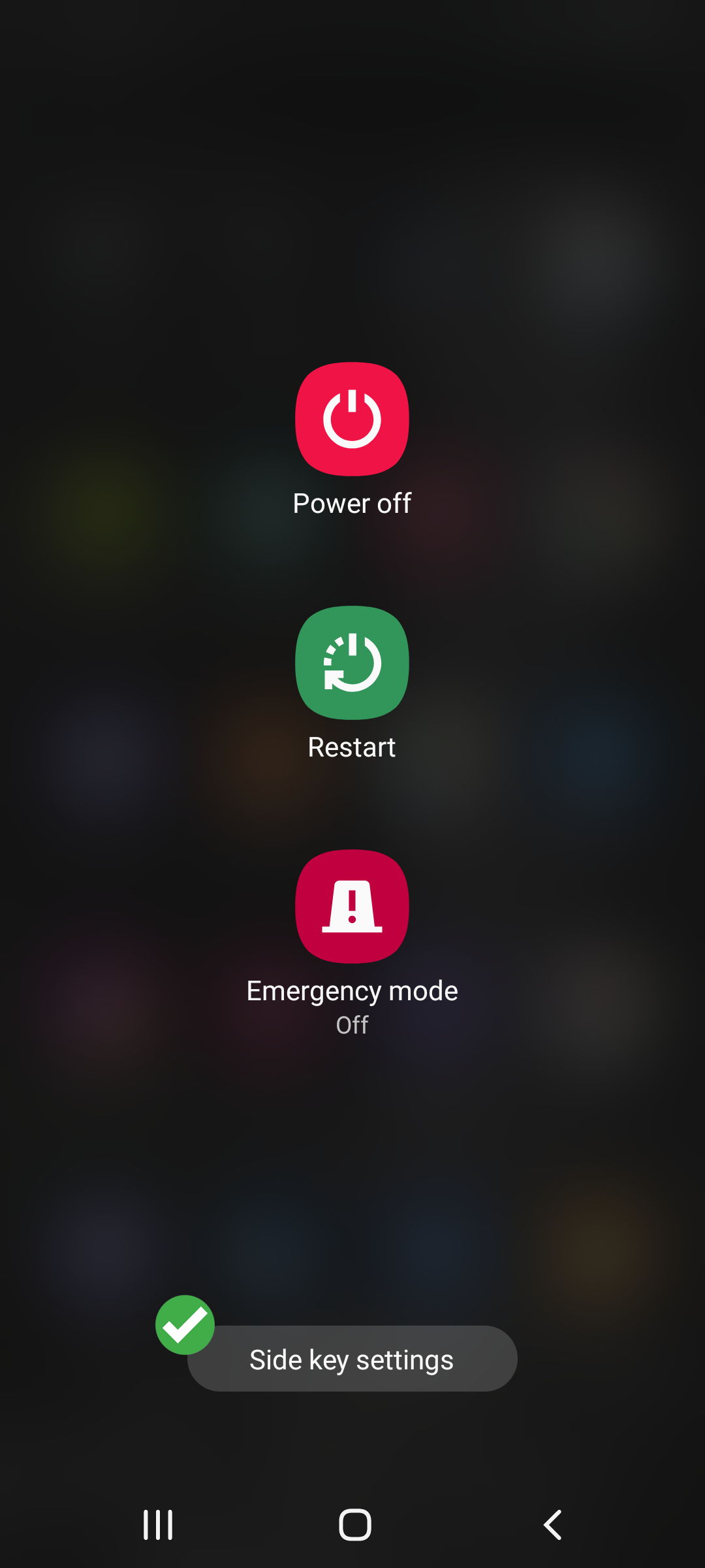 How to Turn Off your Samsung Galaxy S21 by Holding the Side Key
