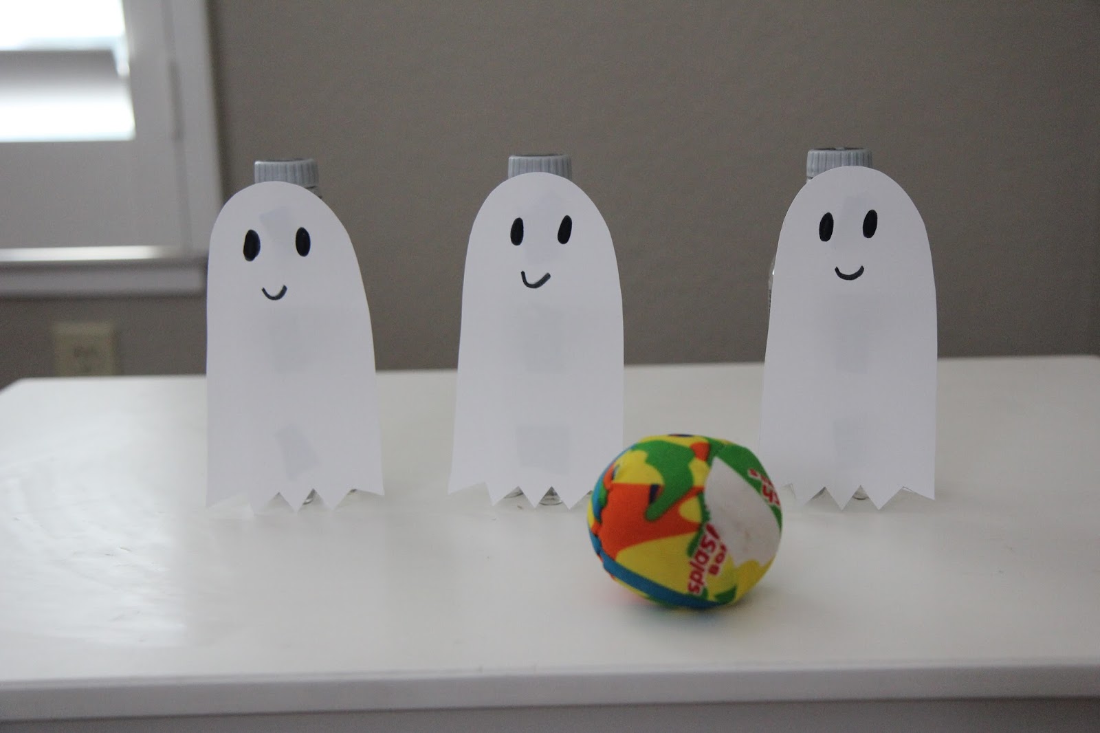 Toddler Approved! Ghost Knock Down Game