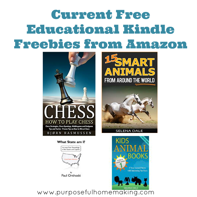 Purposeful Homemaking Today's FREE Educational Kindle Books or Amazon