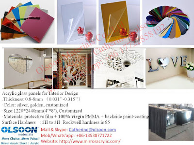 Acrylic mirror sheets: Mirror Perspex manufacturers
