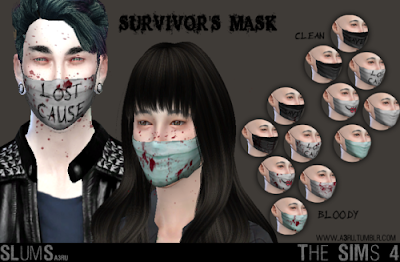 My Sims 4 Blog: Surgical Masks by Various Creators