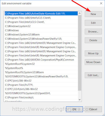 new edit environment variable path new_edit_environment_variable_path