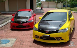 mugen rr honda civic bodykit yellow reborn midnight garage centre