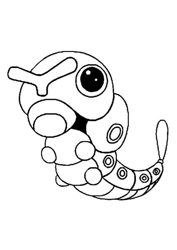 Desenhos de Pokémon para colorir, jogos de pintar e imprimir #3