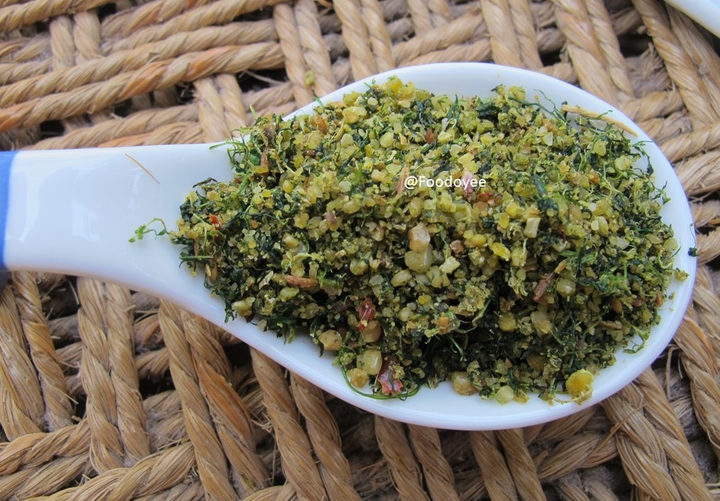 Fresh Coriander leaves Powder.