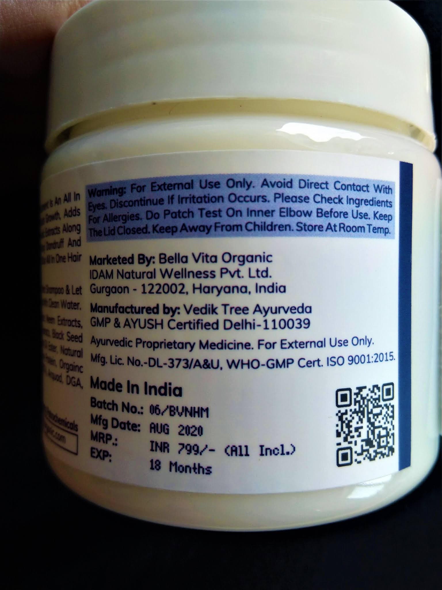 A Beautiful Life Bella Vita Organic Growth Protein Conditioning Hair