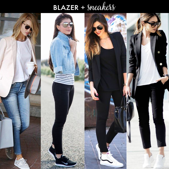 Daily Style Finds: How to Style Sneakers & Blazer