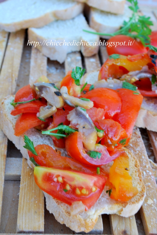 Le chicche di chicca Bruschetta Affumicata