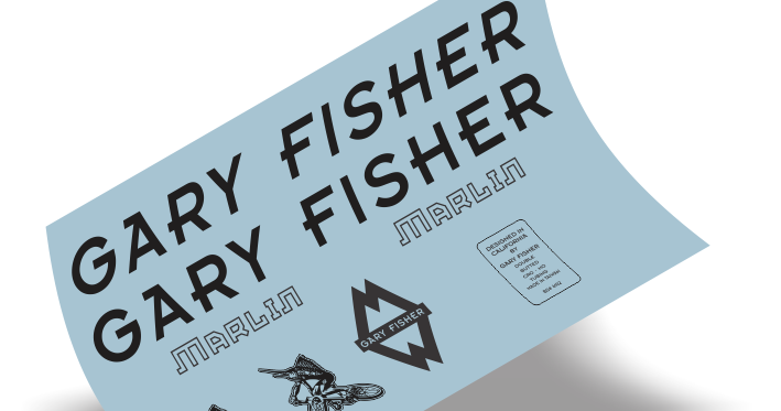 gary fisher stickers