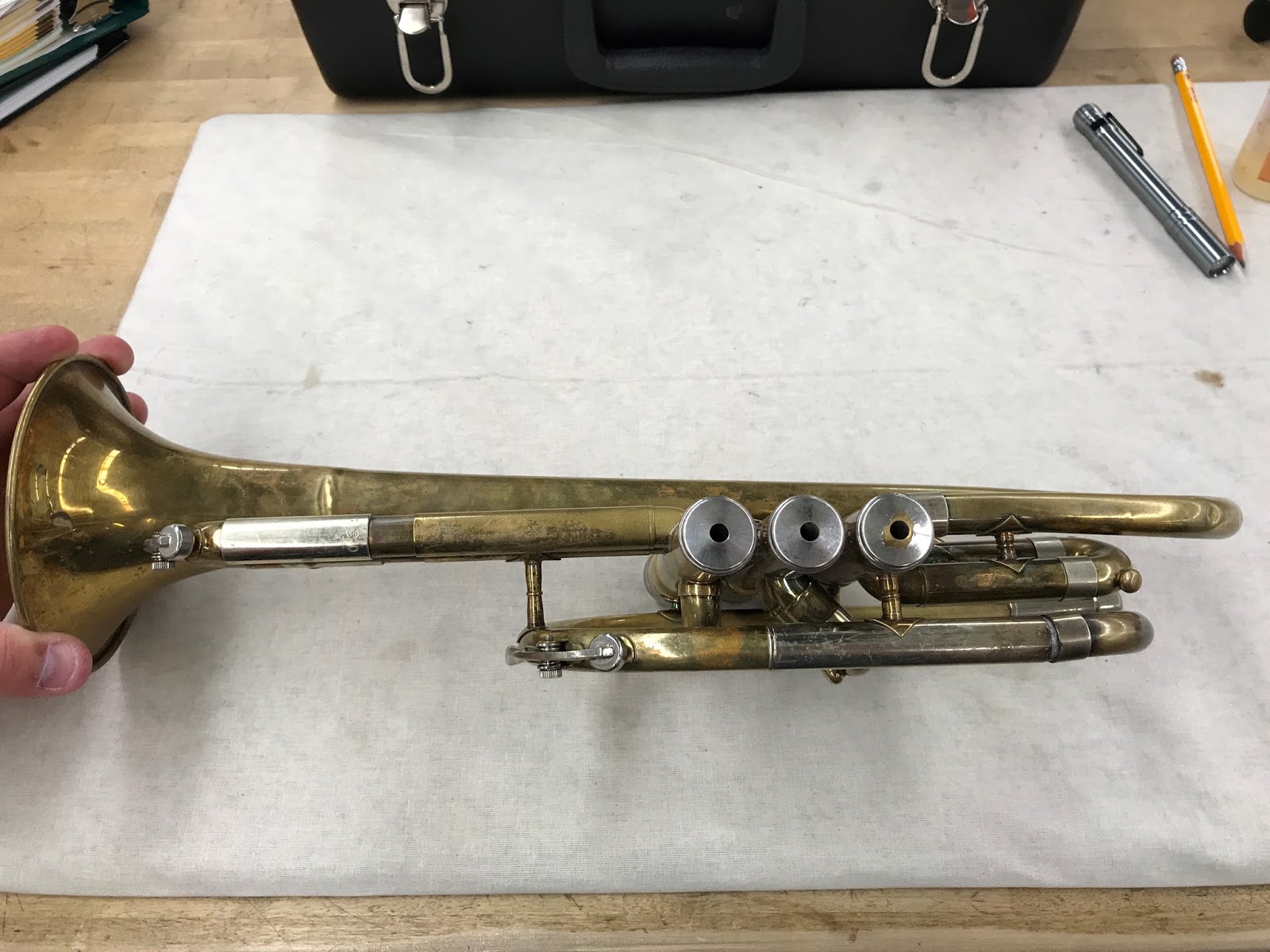 Band Instrument Repair and Wood Working Projects My King project.