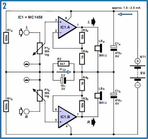 DC-Coupled Audio Amplifier | Circuits-Projects