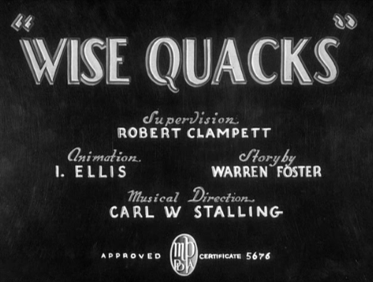 Likely Looney Mostly Merrie 253 Wise Quacks 1939