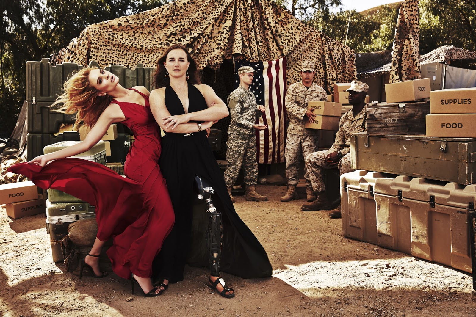 ANTM Cycle 22 4th Episode Extreme Posing with War Veterans & Makeover