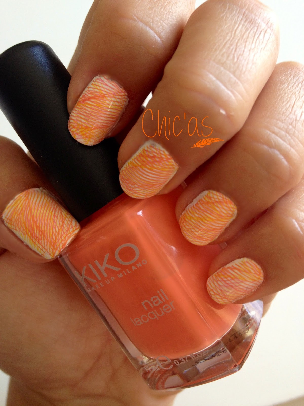 Chic'as: Stamping Nail art orang