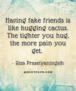 paragraph about fake friends