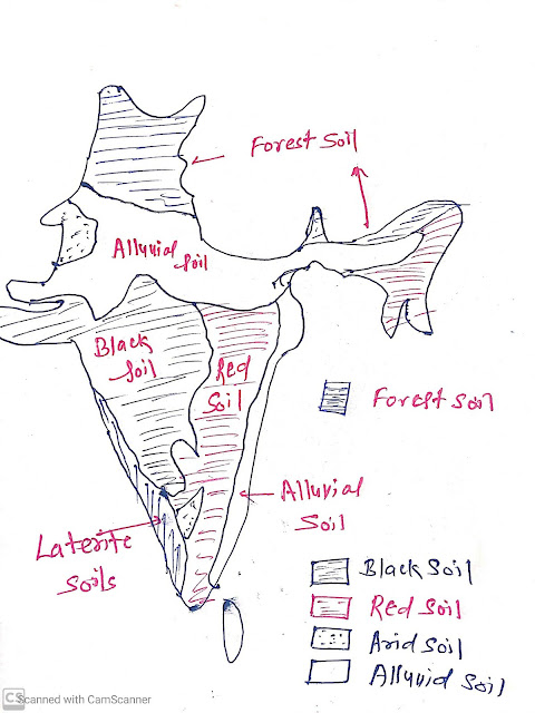 Major Soils types of India