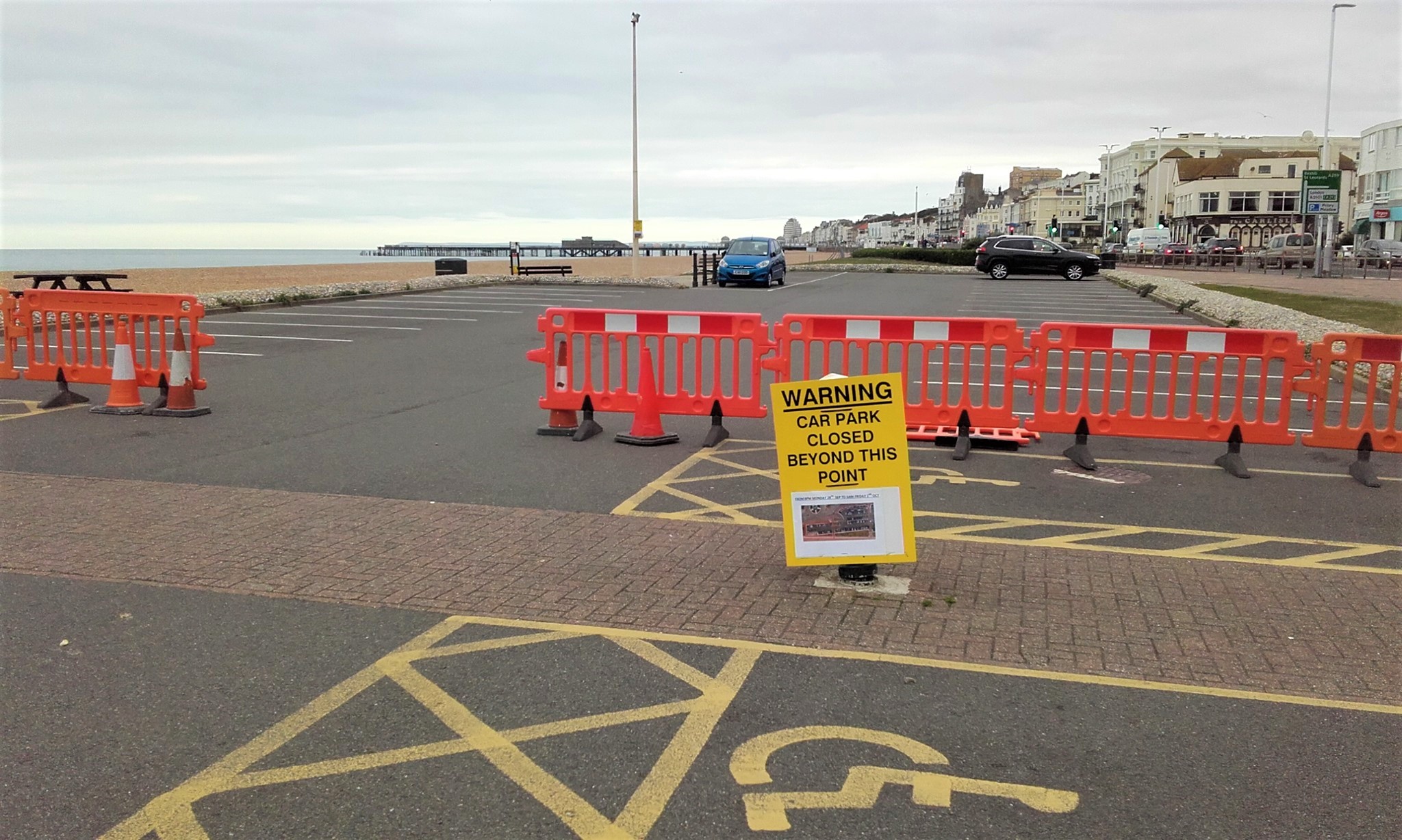 Steve on Hastings COVID19 Testing at Pelham Place Car Park this Week