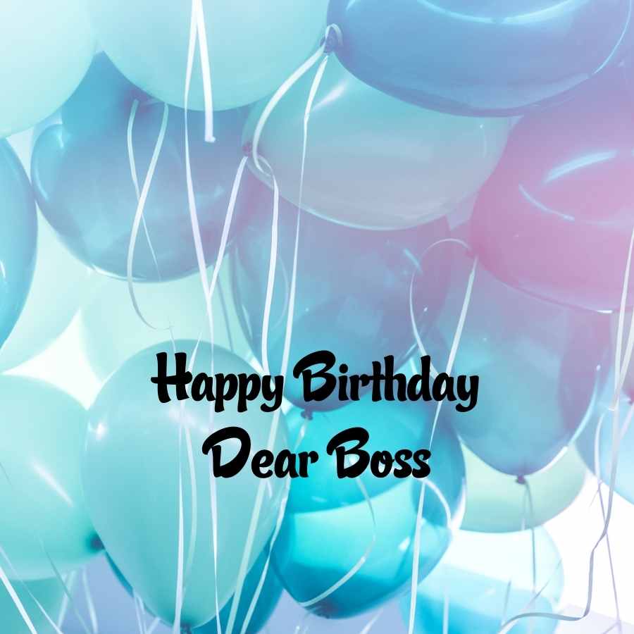 birthday message to your boss