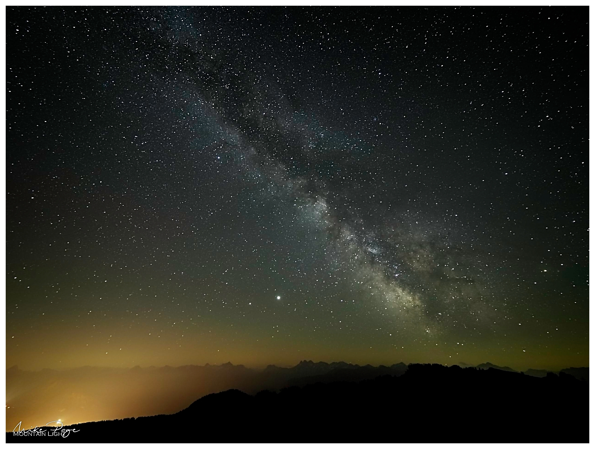 Mike Page Mountain Light Photography In Seach of the Milky Way From