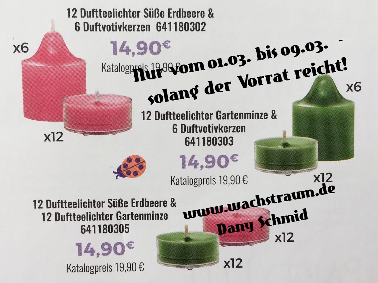 wachstraum.de PartyLite® Online Shop Partylite.de Angebote März