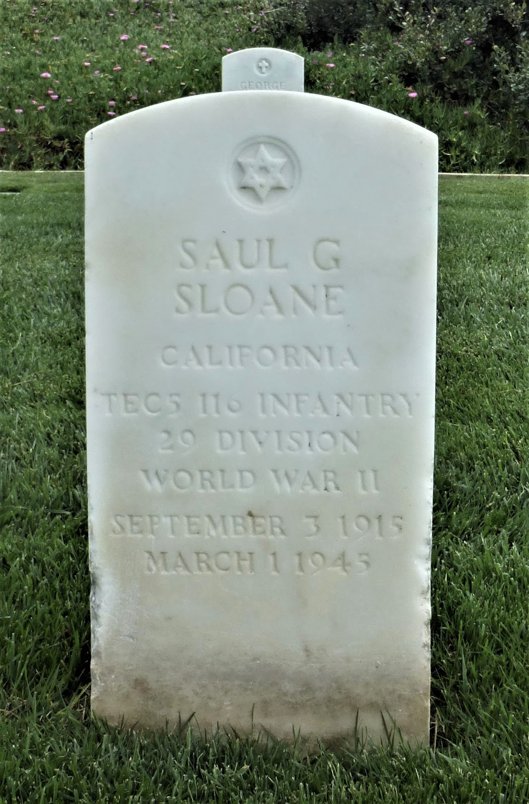 116th Infantry Regiment Roll Of Honor Pvt Saul G Sloane