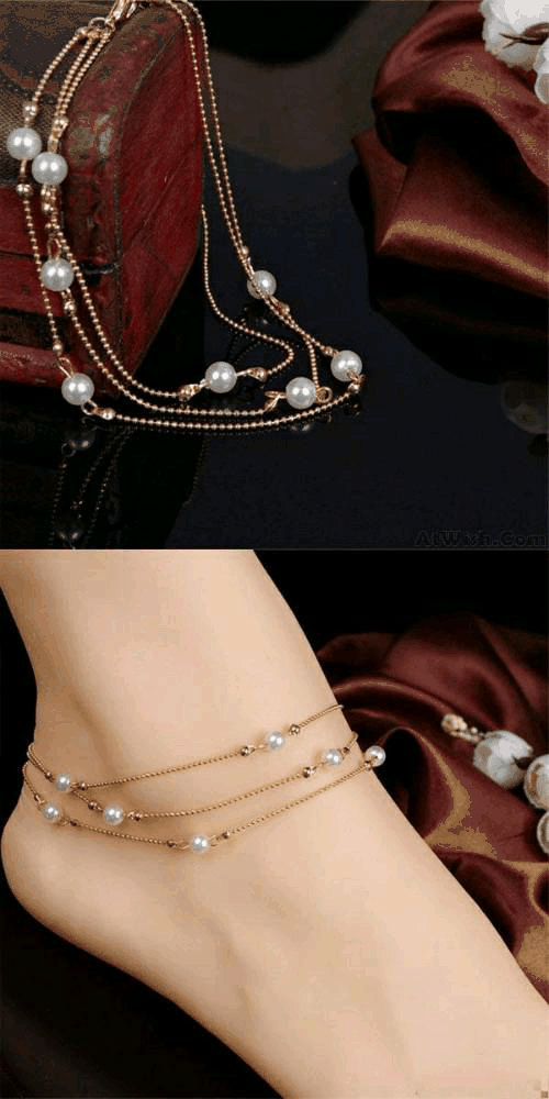 Fancy anklets designs