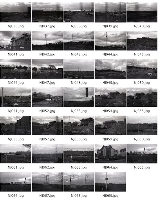 ALTERNATIVE PROCESSES AND DARKROOM PRACTICE Second Photoshoot Contact Sheet (B/W Film)