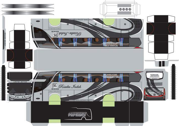 Kumpulan Pola Paperbus SHD TriPamungkasBlog