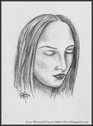 pencil sketches faces sketch face simple female drawing draw woman sketched drawn paintingvalley