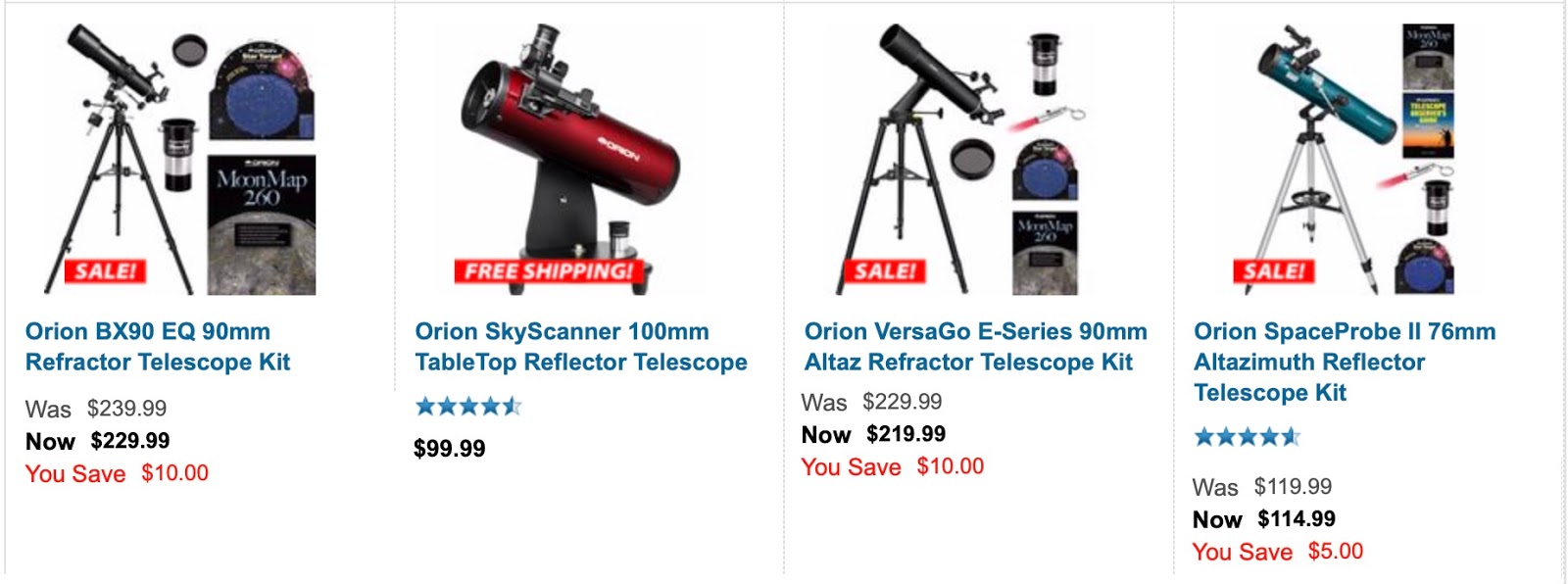 entry level telescope