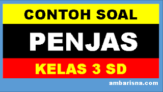 Contoh Soal Pendidikan Jasmani Kelas 3 SD K13 terbaru