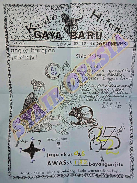 Syair Sydney Selasa 22 Desember 2020 Royal Syair