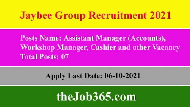 Jaybee-Group-Recruitment-2021