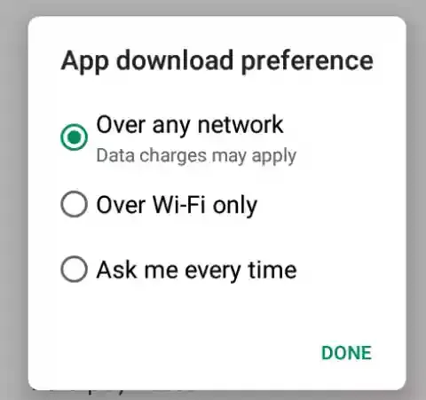 Play Store me download problem