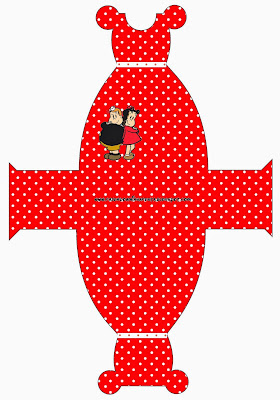 La Pequeña Lulú: Cajas para Fiestas para Imprimir Gratis. Este es para cajas con forma de vestido, haz clic aquí para ver el tutorial.