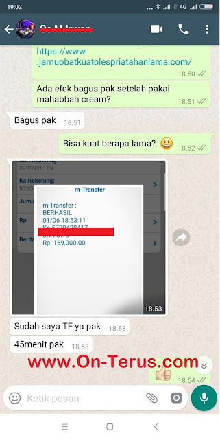 Mahabbah Cream Obat Kuat Oles Tanpa Efek Panas Terbaik Testimoni Puas Hanyak