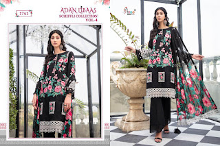 Shree Fab Adan Libas Chiffli collection vol 4 Pakistani Suits