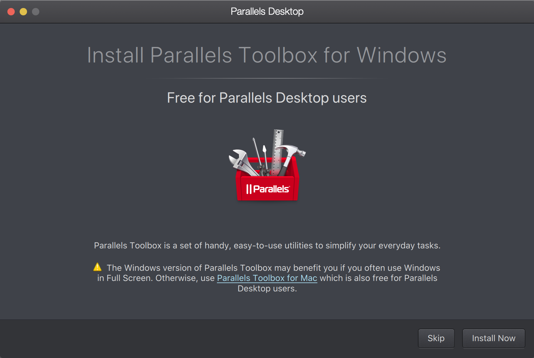 parallels toolbox cost
